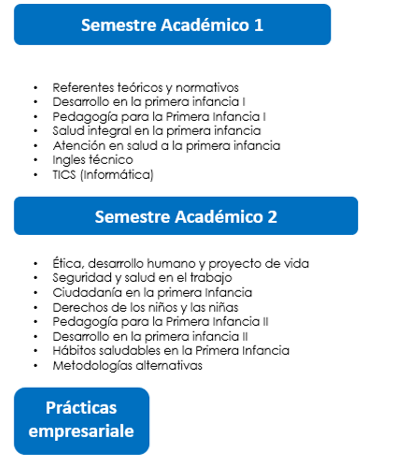 PRIMERA INFANCIA BUENAVENTURA PLAN de estudio