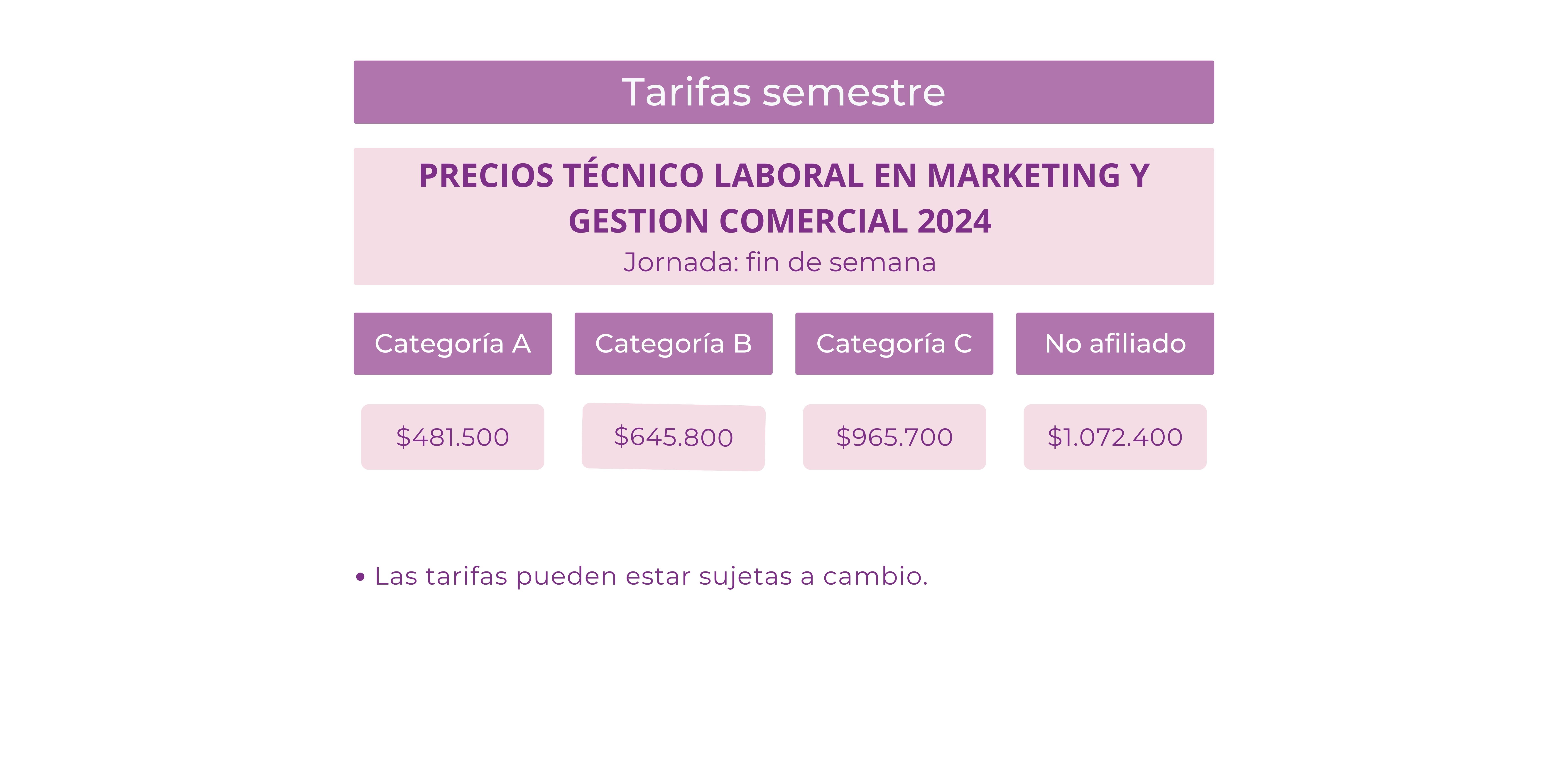 TARIFA MARKETING BUGA Y CARTAGO